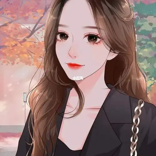 优雅有气质的手绘卡通漫画女生头像