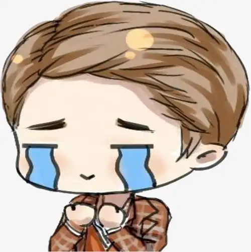 卡通人物男生流泪卡通男生