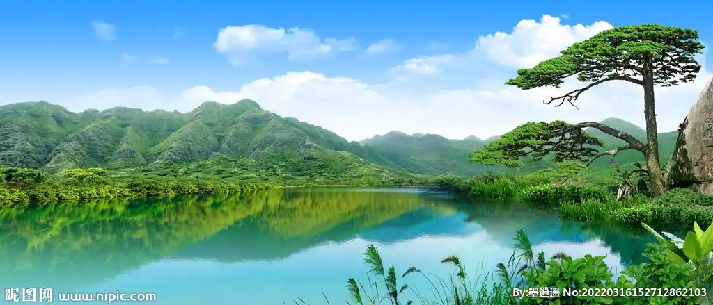 山清水秀设计图__风景_psd分层素材_设计图库_昵图网nipic.com