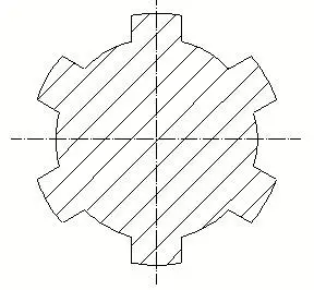 山东利兴机械六齿 八齿 十齿矩形花键轴定制来图加工 厂家定做