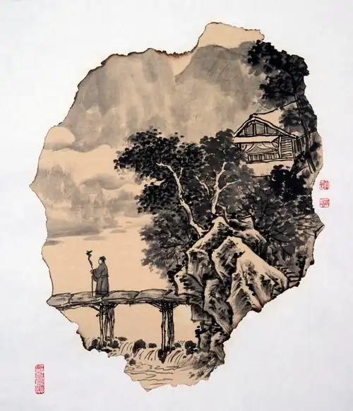 赵春秋山水画欣赏【一】——水墨意境