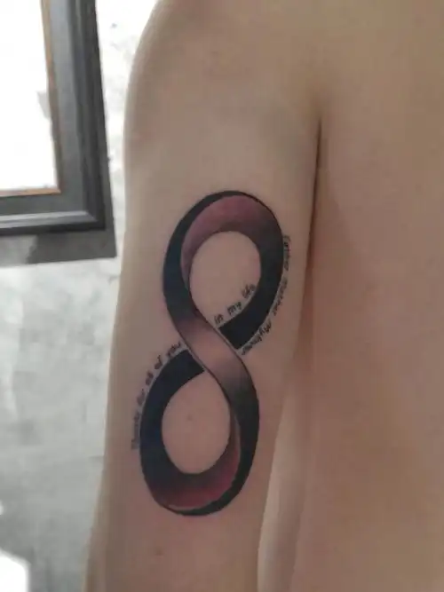 莫比乌斯环_纹身图案手稿图片_二目的纹身作品集