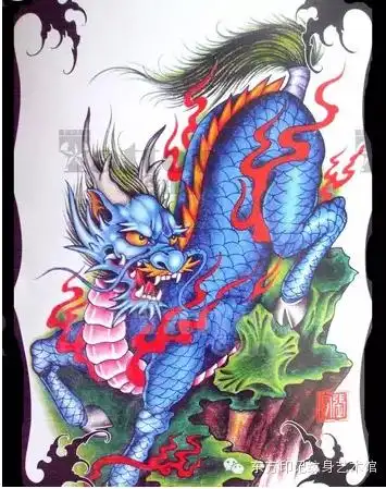 纹身放送盗墓笔记杨洋麒麟纹身高清手稿