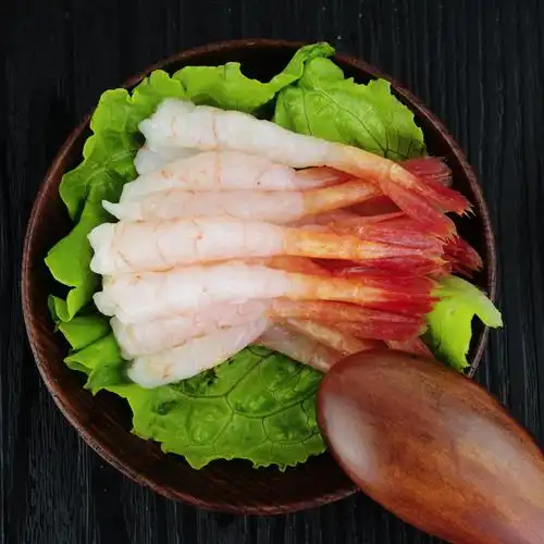 去头大北极甜虾1盘20尾 送芥末酱油 购5份顺丰包邮江浙沪刺身料理