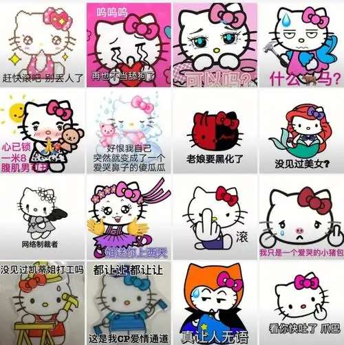 hellokitty表情包