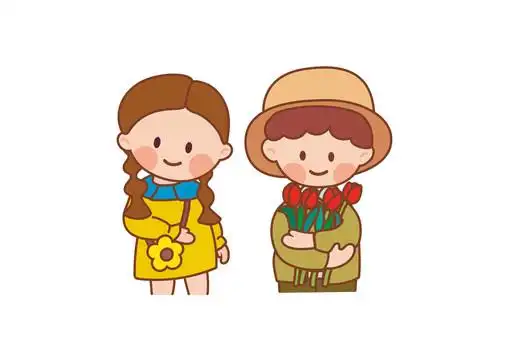 卡通男孩女孩设计图__动漫人物_动漫动画_设计图库_昵图网nipic.com