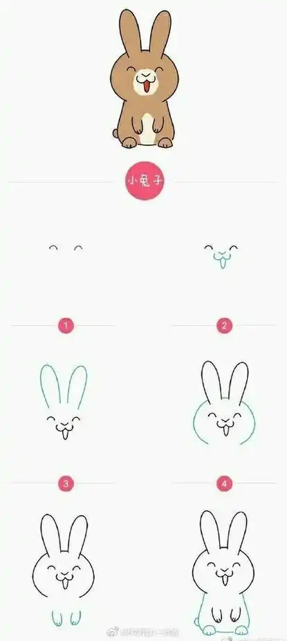 【小动物简笔画】可爱的小动物,简单易学的简笔画,快