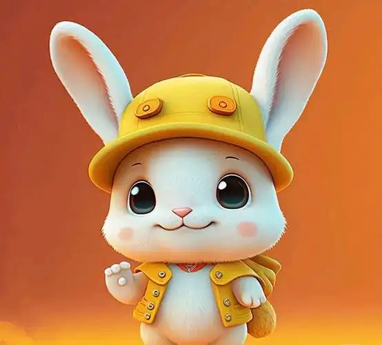 黄色系列的小兔兔