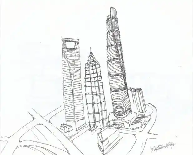 图一:上海浦东三剑客.这个不用多介绍了,大家都知道的.