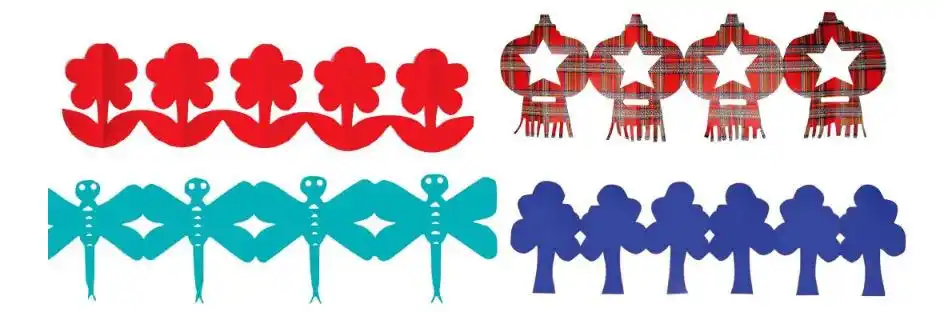 "码"上来剪纸,光谷十六小校本课程——创意美术第十三课《剪花边》