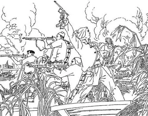 最简单小八路军简笔画