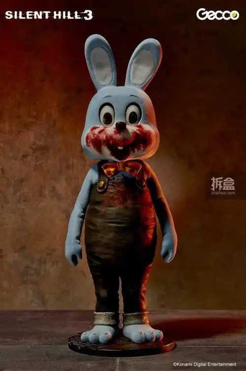 gecco 寂静岭3 罗比兔 恐怖兔子 1/6 蓝绿色手办静态雕像
