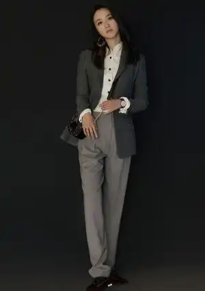 时尚先生张芙:踢走臃肿,冬日穿搭毛呢西装就ok