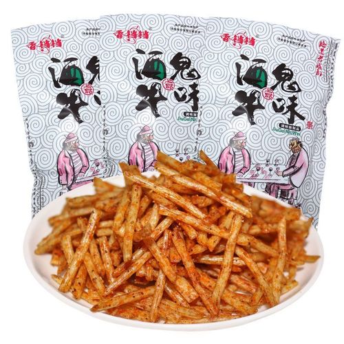 香铛铛酒鬼手撕牛肉味辣条90后童年怀旧小零食批发包邮酒鬼牛肉