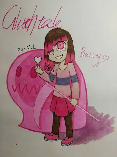 俩粉毛(划)betty和喵喵.