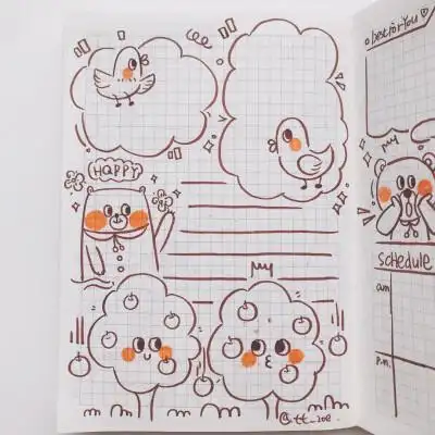 手帐排版可爱简笔画