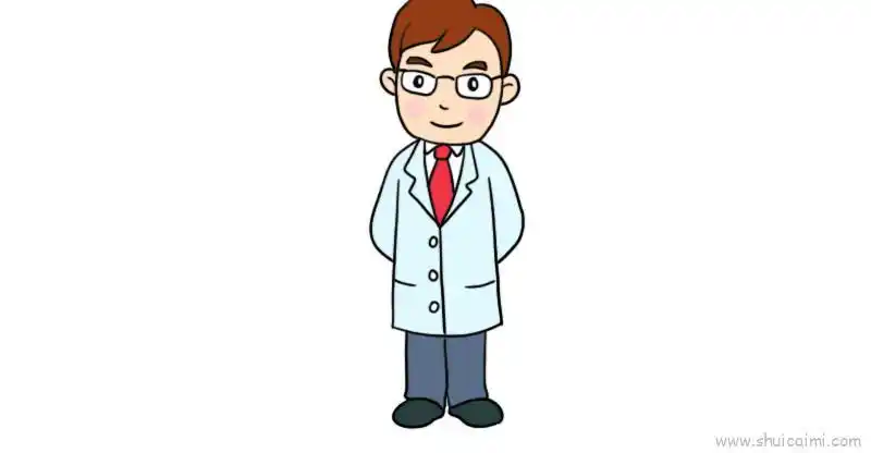 医生儿童画怎么画医生简笔画好看