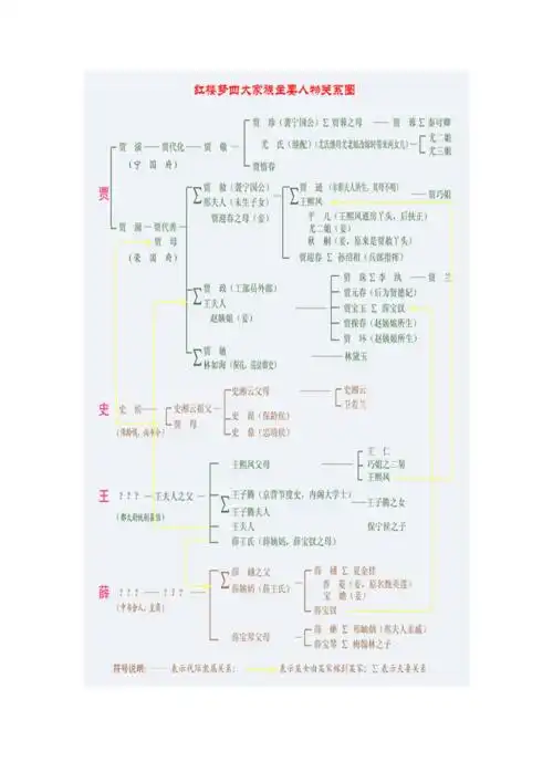 红红楼梦人物关系图谱