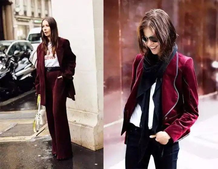 原创酒红色配什么颜色除了单独穿很性感跟它们搭配颇有诱惑力