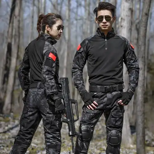 套装春秋迷彩服特种兵训作服蛙战术特战服装薄款作训外套