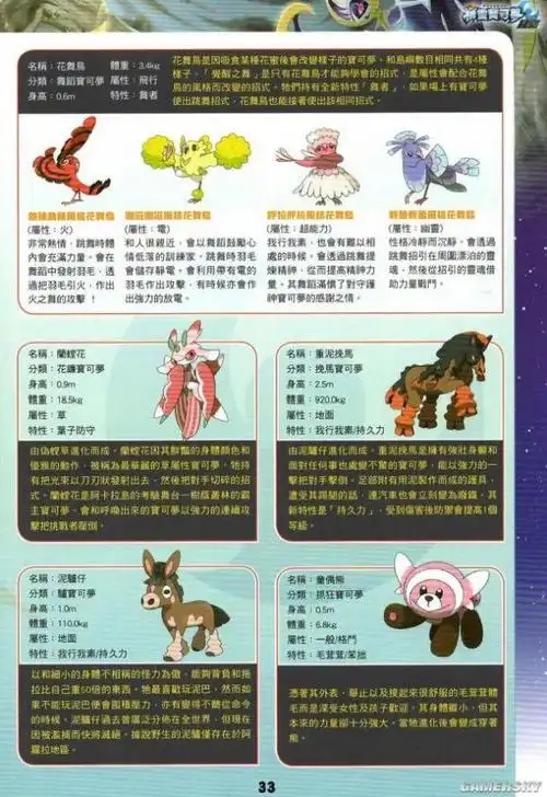 《口袋妖怪日月》官方新手攻略手册精灵图鉴及新手攻略