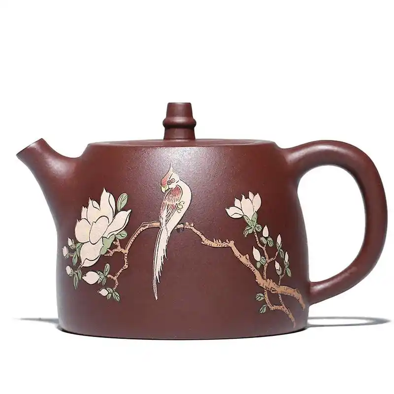 《汉铎》正宗宜兴紫砂壶郑小芳手工老紫泥汗铎壶430c大容量泡茶壶