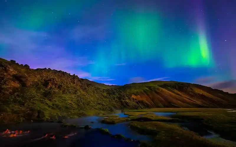 北极光北极光之夜高清壁纸1024x768分辨率查看