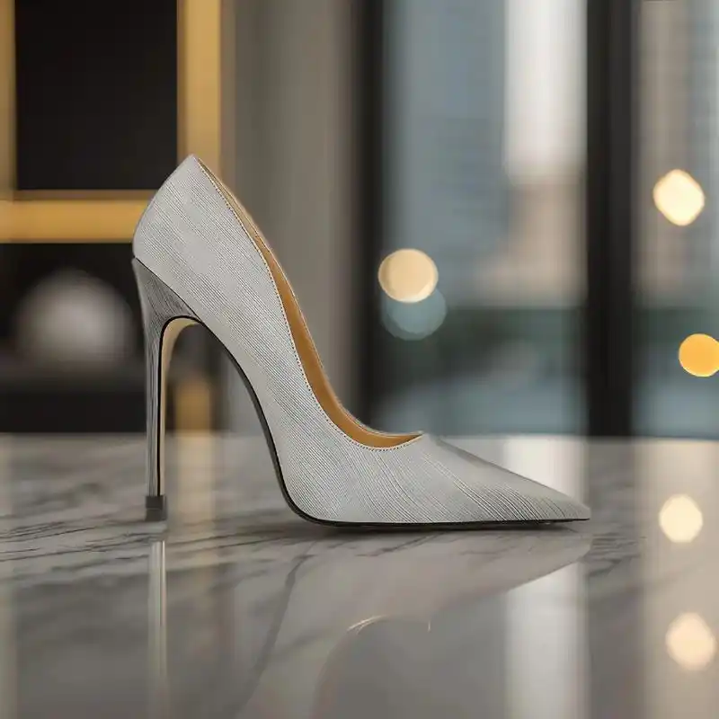 秋季新款高跟鞋来啦!灰色大码设计,尽显御姐风范.轻奢性感的风
