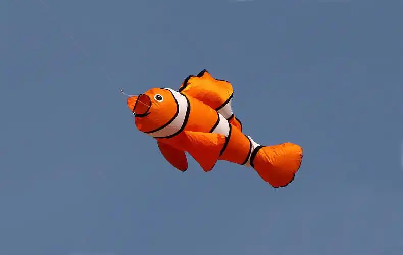 潍坊风筝 挂件风筝 小丑鱼挂件风筝 鱼风筒风筝 不适合单独放飞
