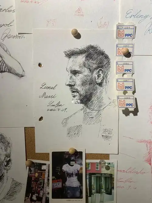 萨拉赫  #齐达内  #梅西  #伊布拉希莫维奇  #足球  #速写  #素描