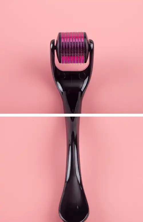 皮肤滚针美容微针滚轮脸部家用水光针导入仪器美容院皮肤管理 白色