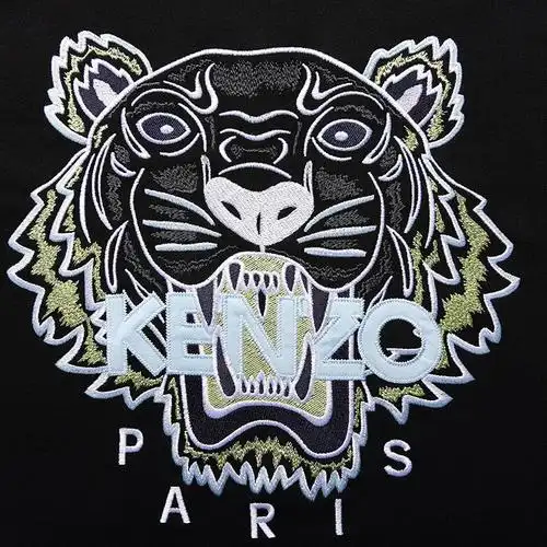 【17春夏】kenzo/高田贤三 经典虎头刺绣logo印花 男卫衣 f755sw0014