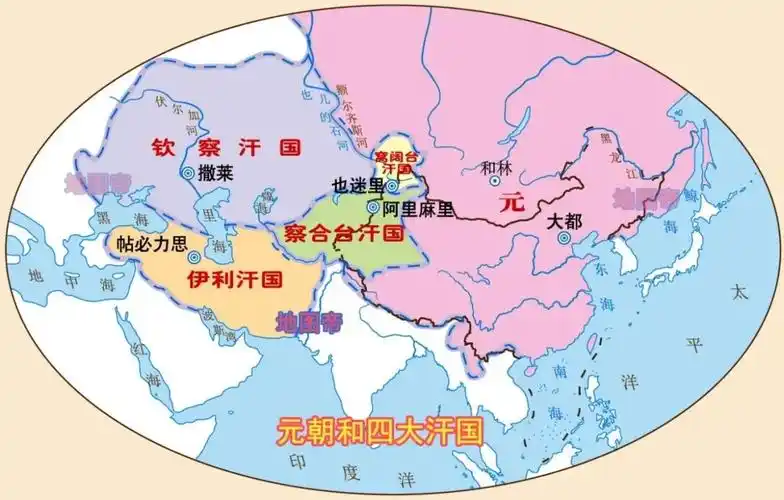 元朝简史(11幅地图)