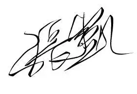 怎样设计我的签名:张凯