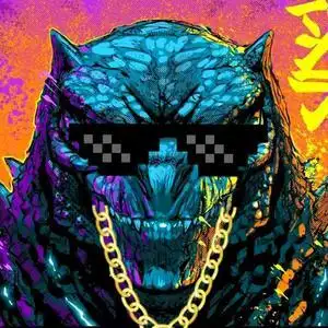 霸气哥斯拉头像