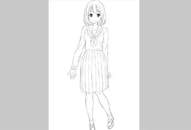 推荐教程很变态但我喜欢4种jk水手服的绘画技巧