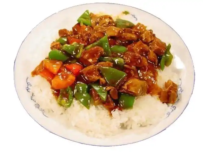 红烧牛肉盖浇饭图片