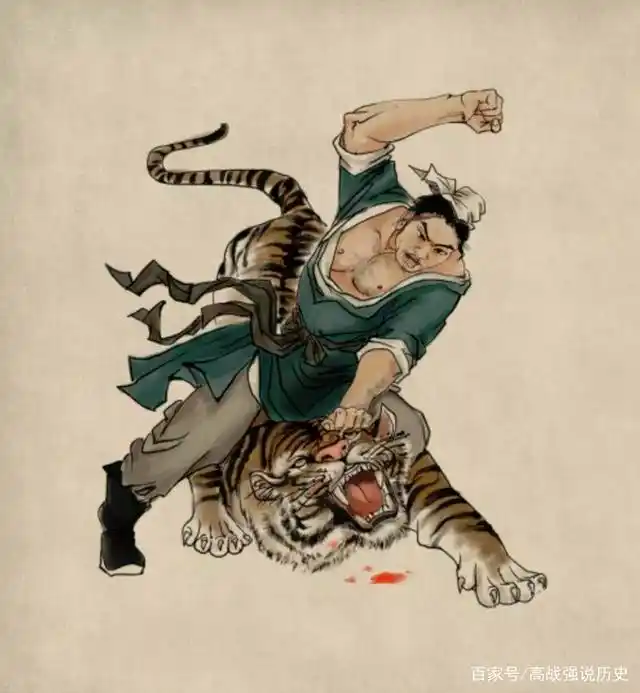 打虎英雄"武十回",《水浒传》中大篇幅描写武松,可见其地位