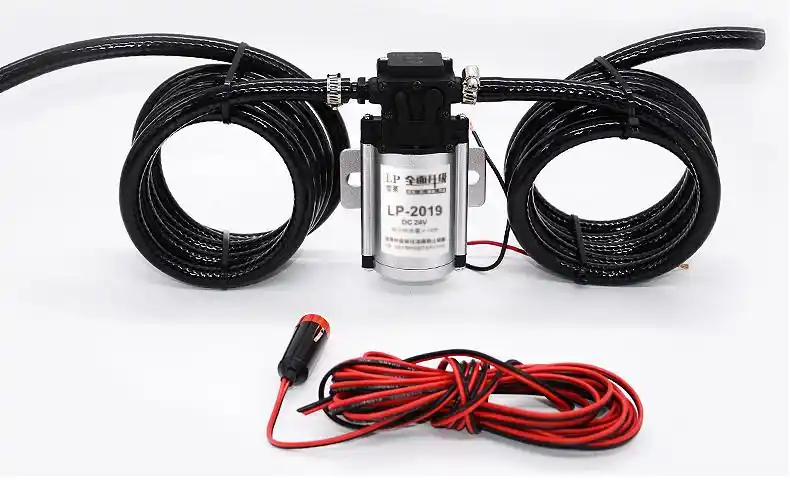 货车汽车设备12v24v电动抽油泵汽油泵柴油泵水泵大功率通用自吸泵_5折