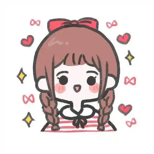 简笔人物可爱小女生