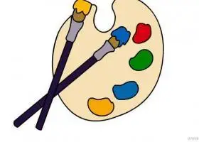 调色盘儿童画怎么画 调色盘简笔画图片