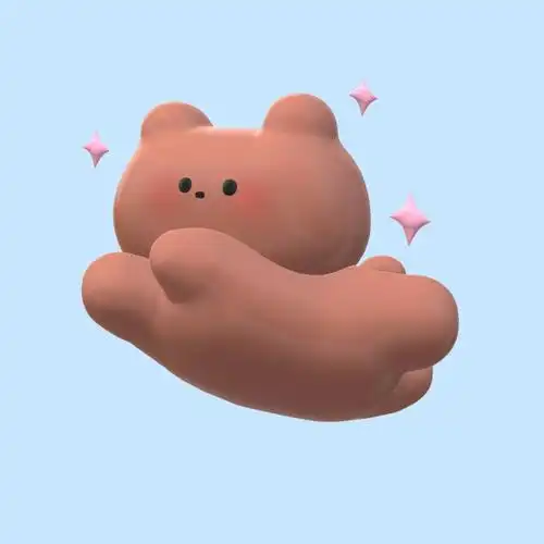 可爱头像团体头像团头卡通渐变小动物头像