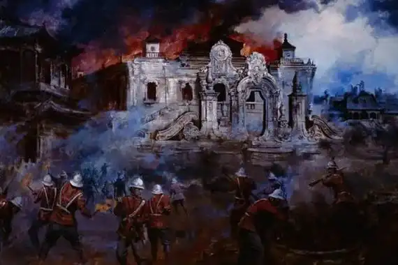 1860年12月25日英法联军火烧圆明园,世界文明史上罕见的暴行(近代历史