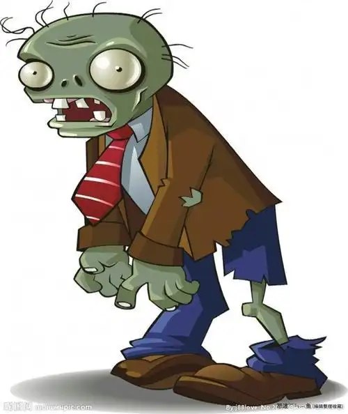 植物大战僵尸里的僵尸怎么画僵尸简笔画画法