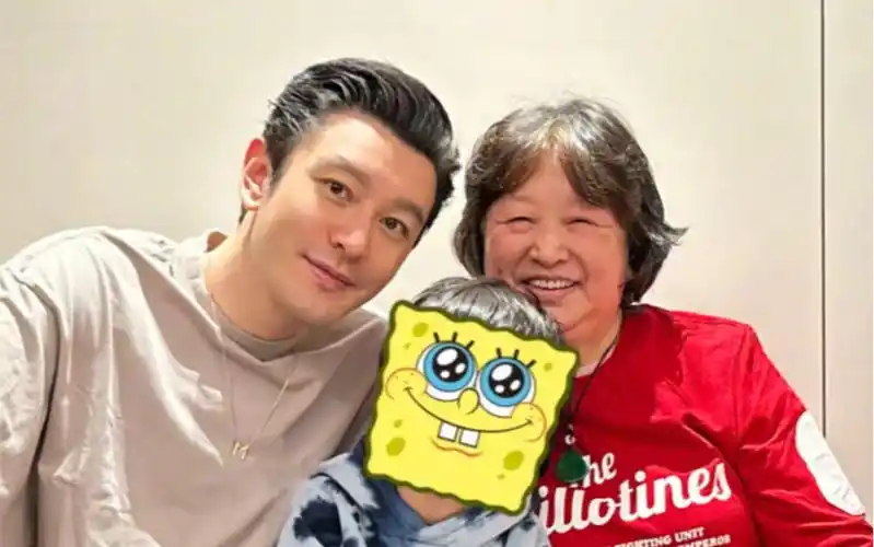 黄晓明带儿子庆生,前妻baby已消失两个月