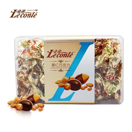 金帝果仁麦丽素夹心巧克力球405g盒装儿童休闲零食送女友生日礼物