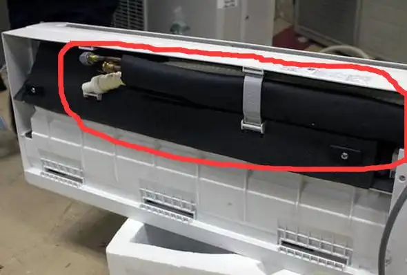 壁挂式空调室内机有背面出管的吗,如果背面出管的室内机能改为侧面出