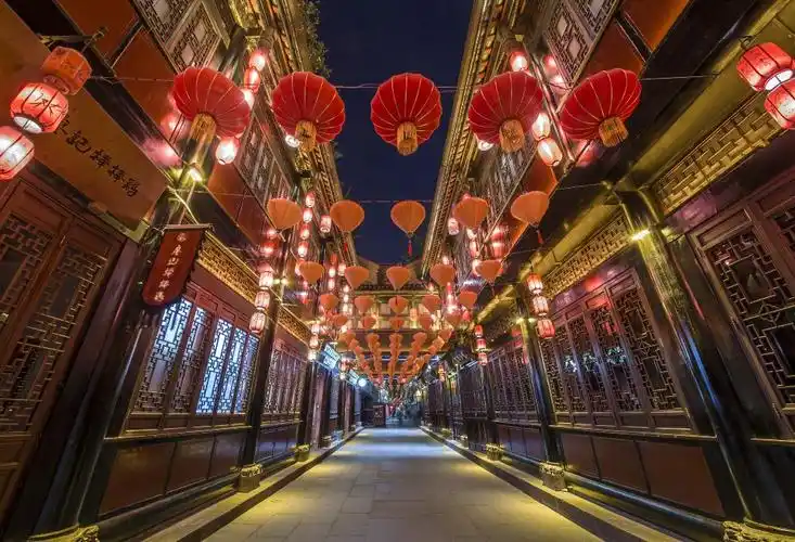 高清成都锦里古街图片 锦里古街旅游景点真实照片风景