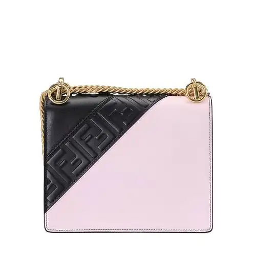 fendi芬迪女包filalogo拼接kani小号单肩包8m038118x15x9cm