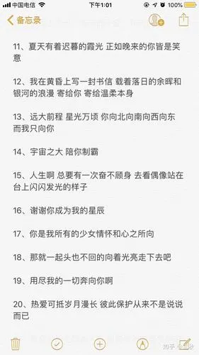 适合追星女孩的文案